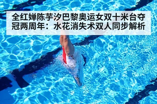 全红婵陈芋汐巴黎奥运女双十米台夺冠两周年：水花消失术双人同步解析 | jiuyouhui